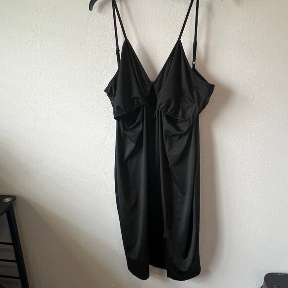 Black Cocktail Dress Plus Size - Picture 1 of 5